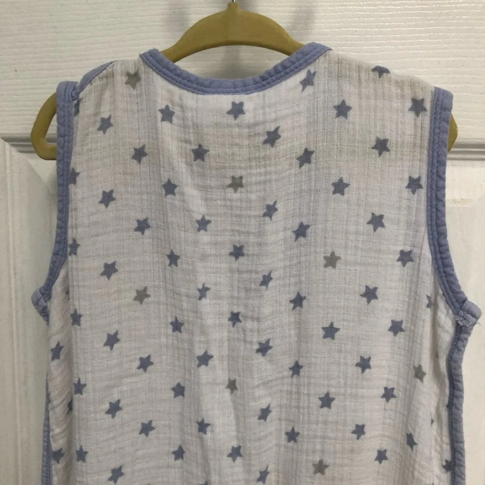 aden + anais Muslin Cotton Zip Baby Sleep Sack Stars Large 12-18 Months